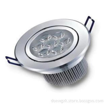 Super Bright 7W Led Recessed Ceiling Light , COB High Brigh